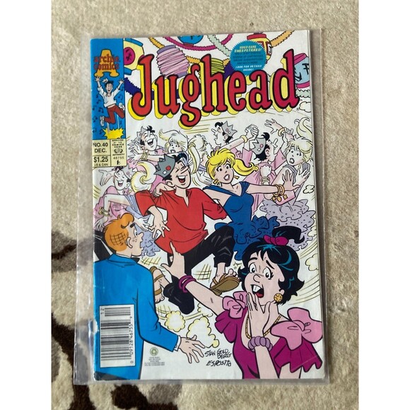 Vintage 90s Jughead Comic Lot 1990s Archie Comics Betty Cooper Veronica Lodge - Picture 5 of 6